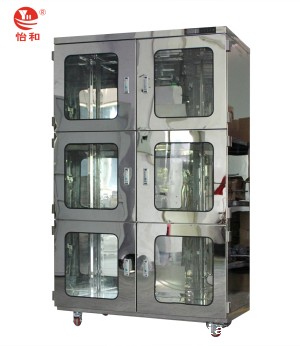 Mirror stainless steel nitrogen cabinet